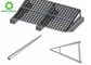Flat Rooftop PV Panel Mounting Brackets / Solar PV Brackets Quick Installation